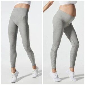 Blanqi Sport Leggings Women's S light gray Maternity seamless high waist
